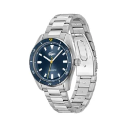Montre LACOSTE boston homme cadran bleu bracelet acier