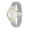 Montre LACOSTE crocorigin femme bracelet acier gris