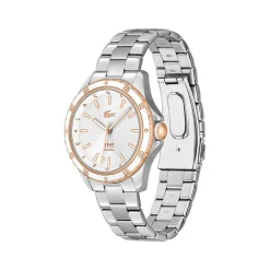 Montre LACOSTE femme bracelet acier inoxydable argent