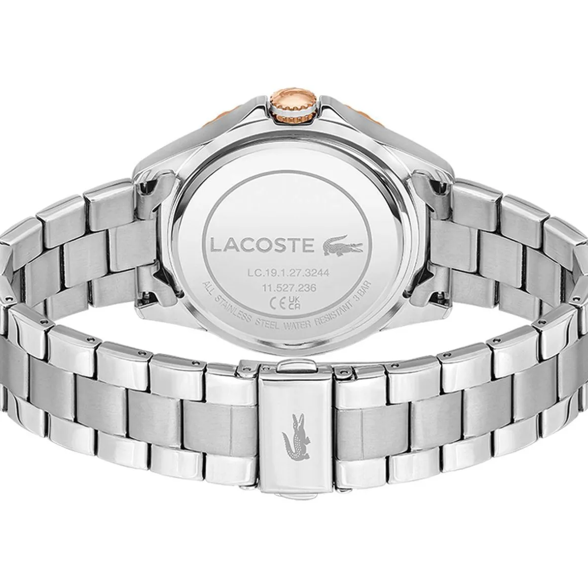Montre LACOSTE femme bracelet acier inoxydable argent