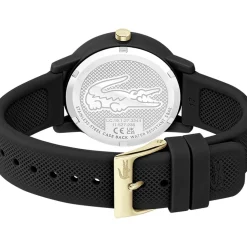 Montre Lacoste 12.12. femme résine bracelet silicone noir