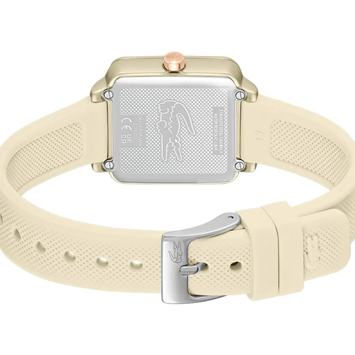 Montre LACOSTE 12.12 flow femme bracelet acier doré jaune