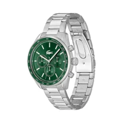 Montre LACOSTE homme bracelet acier inoxydable argent
