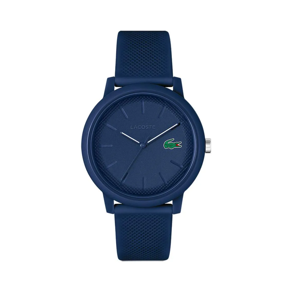 Montre Lacoste 12.12. homme résine bracelet silicone bleu