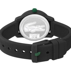 Montre LACOSTE 12.12 Kids enfant résine bracelet silicone noir