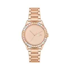 Montre LACOSTE Ladycroc femme bracelet acier doré jaune
