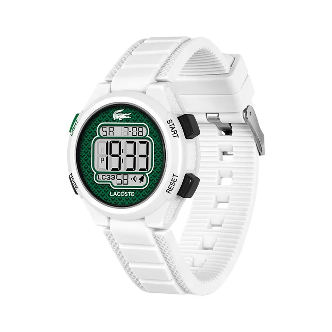 Montre LACOSTE lc33 enfant bracelet silicone blanc