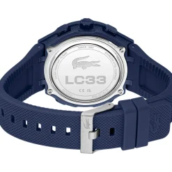 Montre LACOSTE lc33 homme bracelet silicone bleu