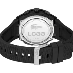Montre LACOSTE lc33 homme bracelet silicone noir