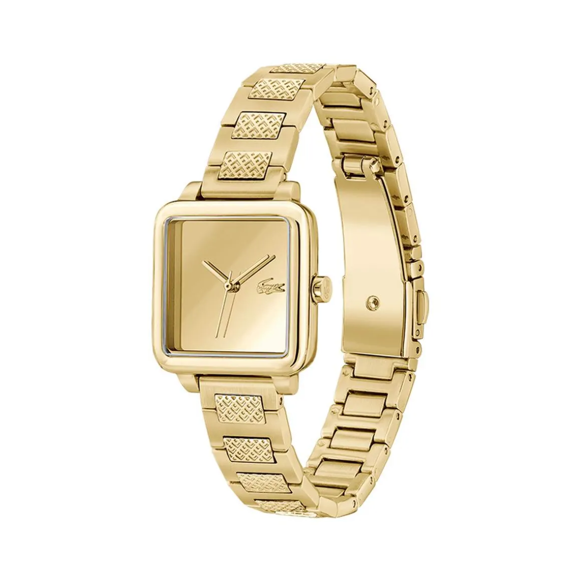 Montre LACOSTE.12.12 leap femme bracelet acier inoxydable doré jaune