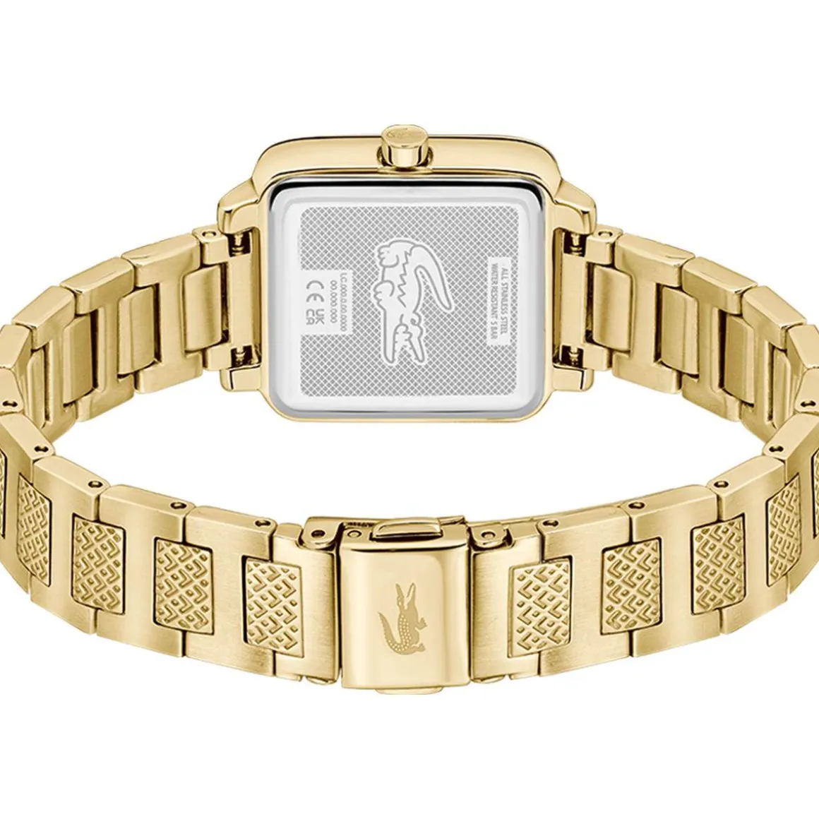 Montre LACOSTE.12.12 leap femme bracelet acier inoxydable doré jaune