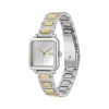 Montre LACOSTE.12.12 leap femme bracelet acier inoxydable bicolore jaune