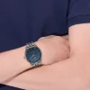 Montre LACOSTE lisbon homme bracelet acier bleu