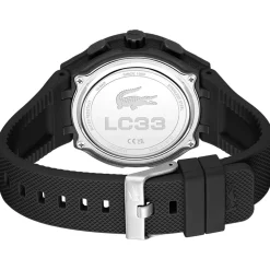 Montre LACOSTE l33-x homme bracelet silicone noir