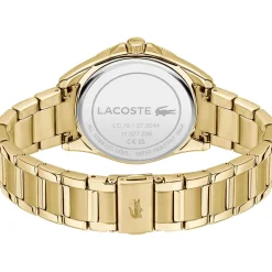 Montre LACOSTE mainsail homme bracelet acier inoxydable doré jaune