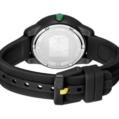 Montre LACOSTE mini tennis enfant bracelet silicone noir