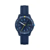 Montre LACOSTE mini tennis enfant bracelet silicone bleu