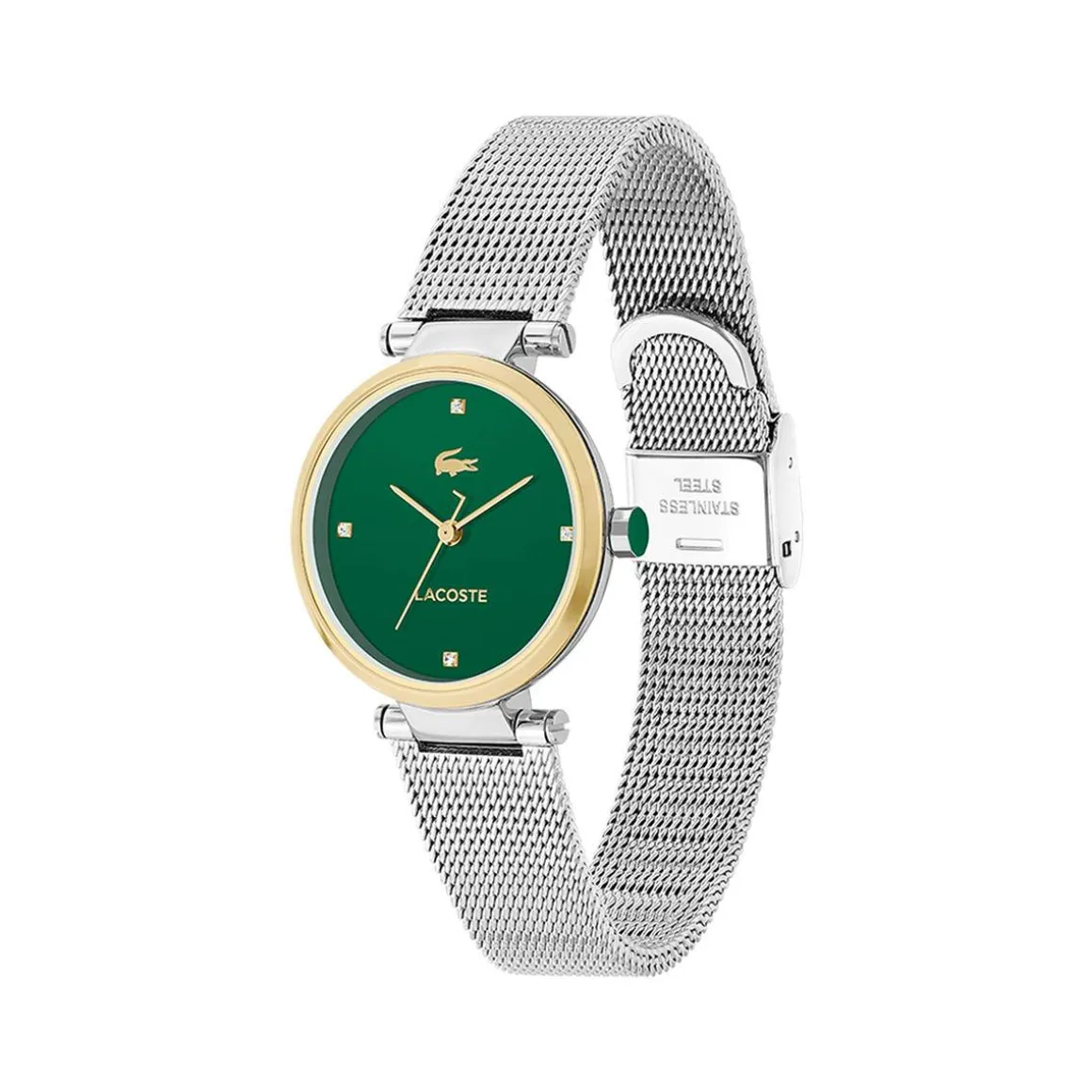 Montre LACOSTE orba femme bracelet acier gris
