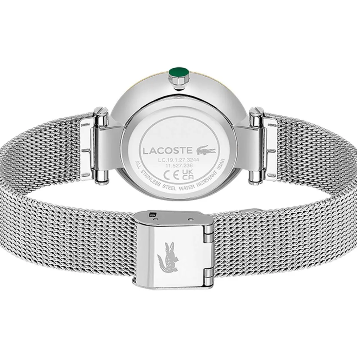 Montre LACOSTE orba femme bracelet acier gris
