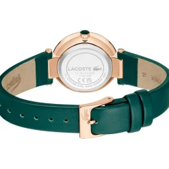 Montre LACOSTE orba femme vert bracelet cuir