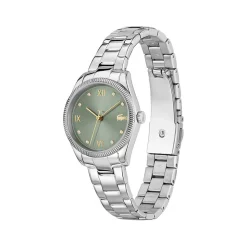 Montre LACOSTE parisienne femme acier cadran vert