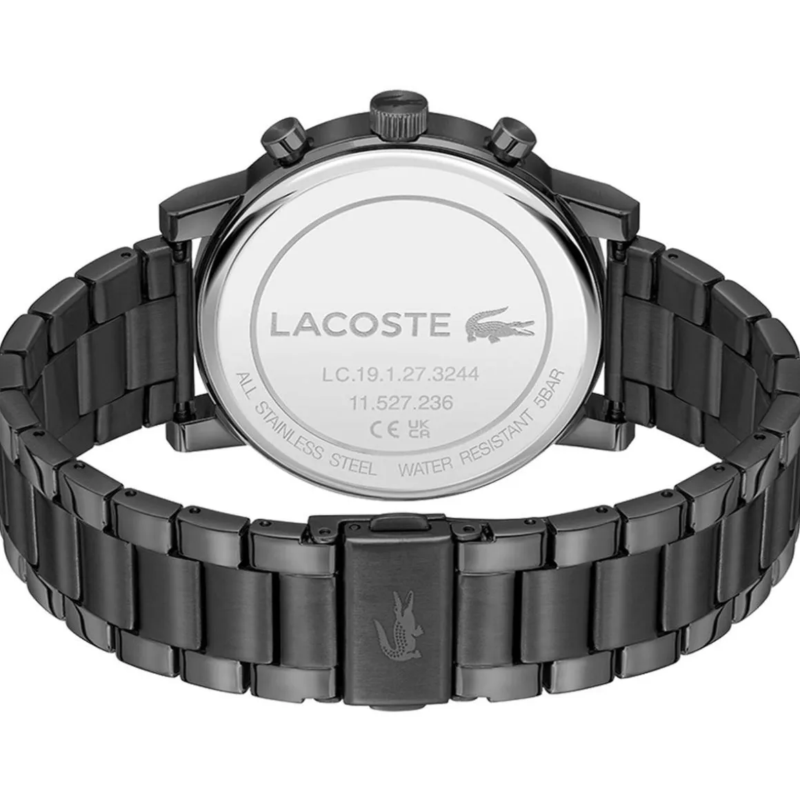 Montre LACOSTE replay homme bracelet acier inoxydable noir
