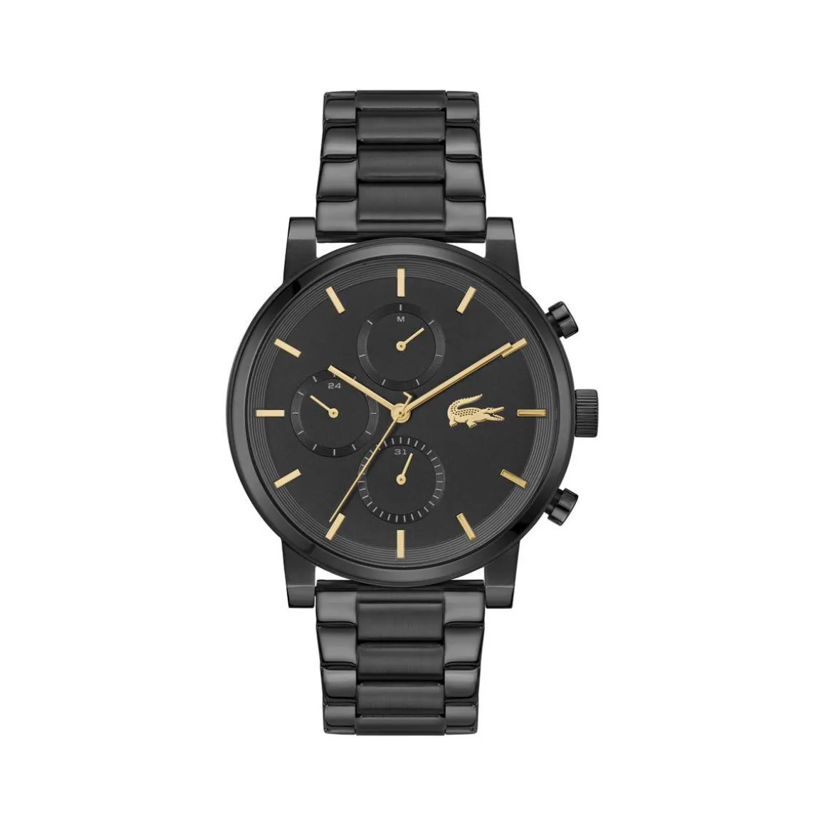 Montre LACOSTE replay homme bracelet acier inoxydable noir