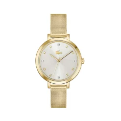 Montre LACOSTE riga femme bracelet cuir marron