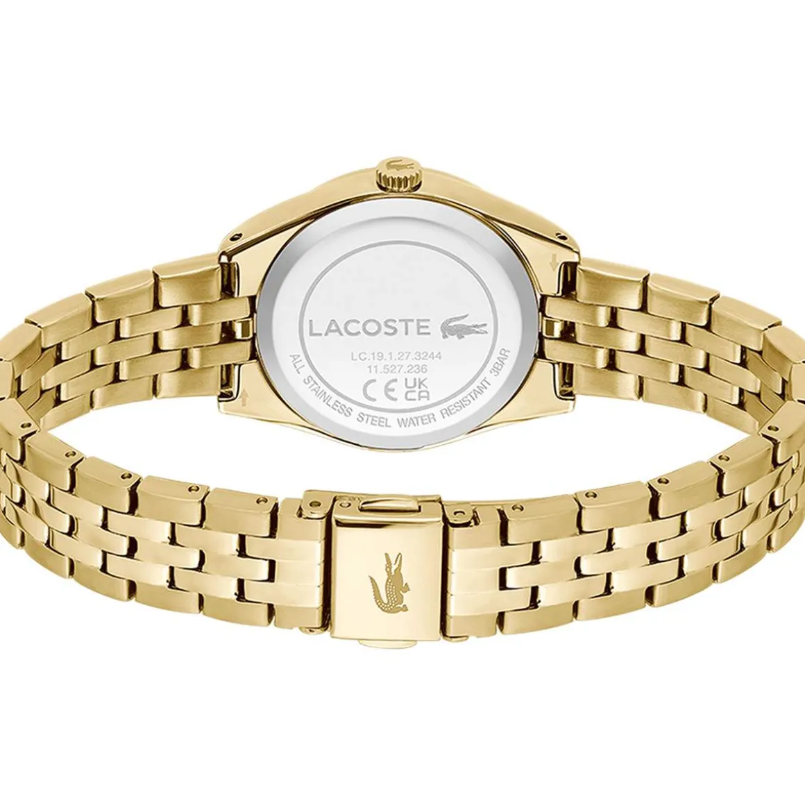 Montre LACOSTE Tuilerie femme bracelet acier doré jaune