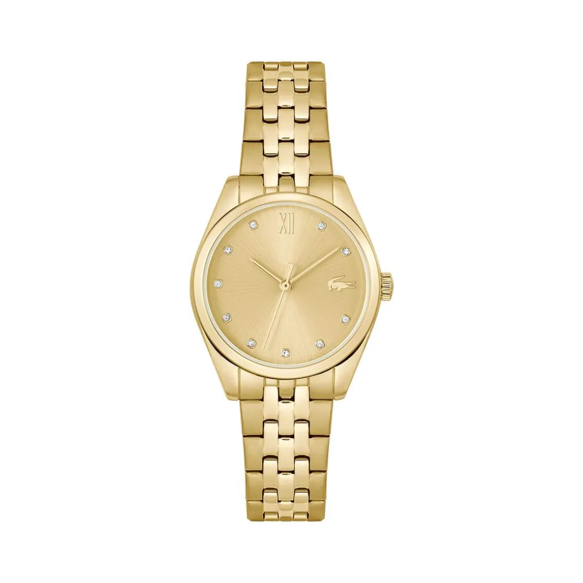 Montre LACOSTE Tuilerie femme bracelet acier doré jaune
