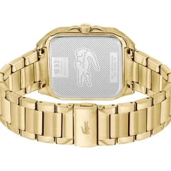 Montre LACOSTE.12.12 up homme bracelet acier inoxydable doré jaune