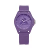 Montre LE COQ SPORTIF monochrome femme bracelet plastique violet
