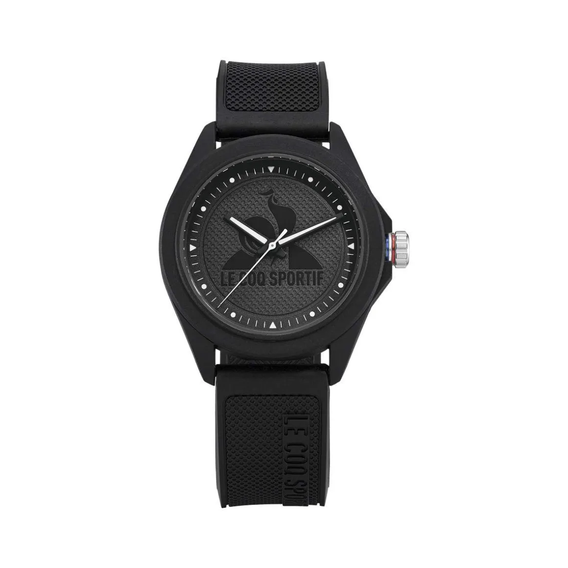 Montre LE COQ SPORTIF monochrome femme bracelet plastique noir