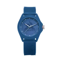 Montre LE COQ SPORTIF monochrome femme bracelet plastique bleu
