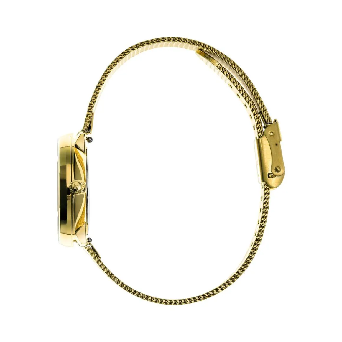 Montre LIP DAUPHINE COLLECTION femme cadran marron bracelet acier doré boiter acier, 29mm