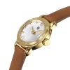 Montre Lip femme acier cuir marron