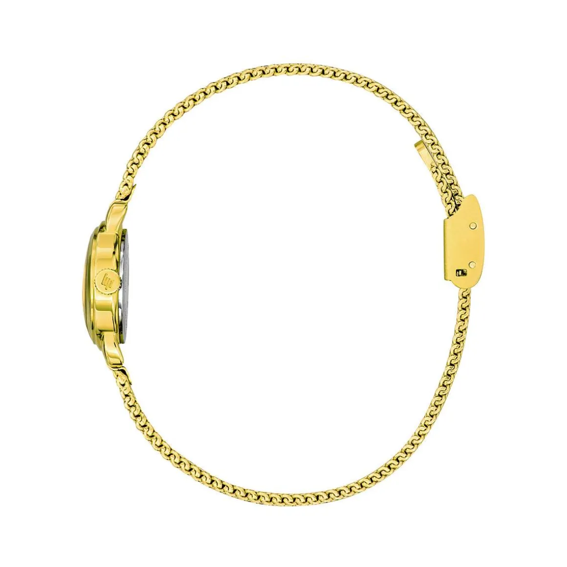 Montre Lip femme acier doré