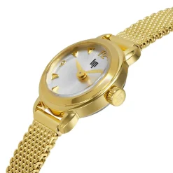 Montre Lip femme acier doré