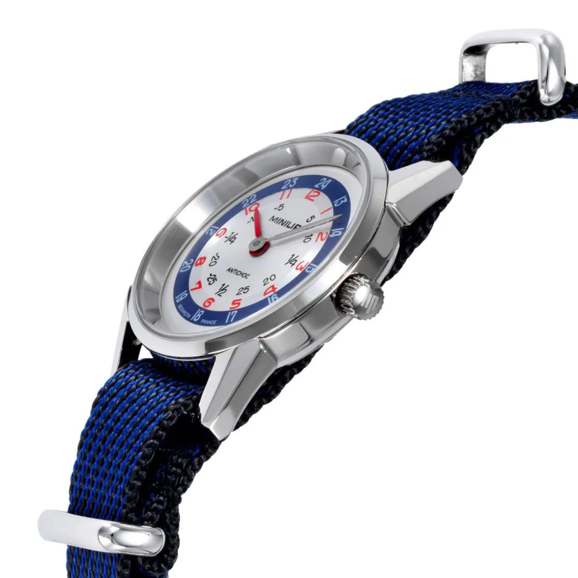 Montre LIP femme analogique, bracelet nylon autres couleurs