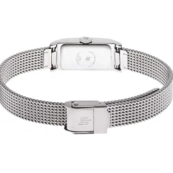 Montre LIP femme analogique, bracelet métal argent