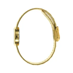 Montre LIP femme bracelet métal doré