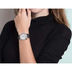 Montre Lip Himalaya homme acier bracelet cuir