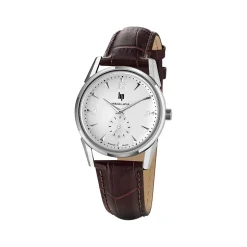 Montre Lip Himalaya homme acier bracelet cuir