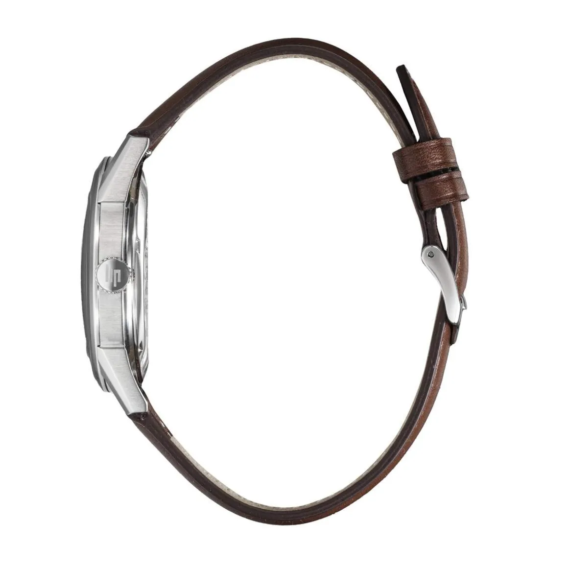 Montre LIP Himalaya homme bracelet cuir marron