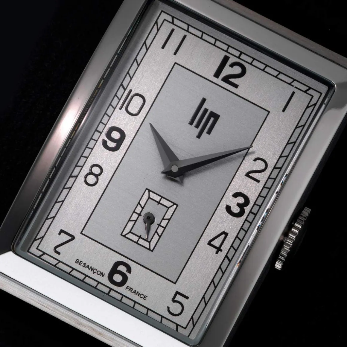 Montre Lip homme acier bracelet cuir