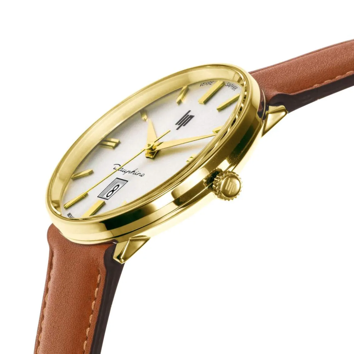 Montre Lip homme acier cuir