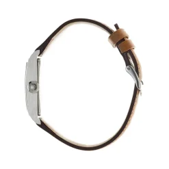 Montre Lip homme acier cuir marron
