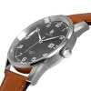 Montre Lip homme acier cuir marron