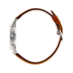 Montre Lip homme acier cuir marron