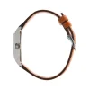 Montre Lip homme acier cuir marron